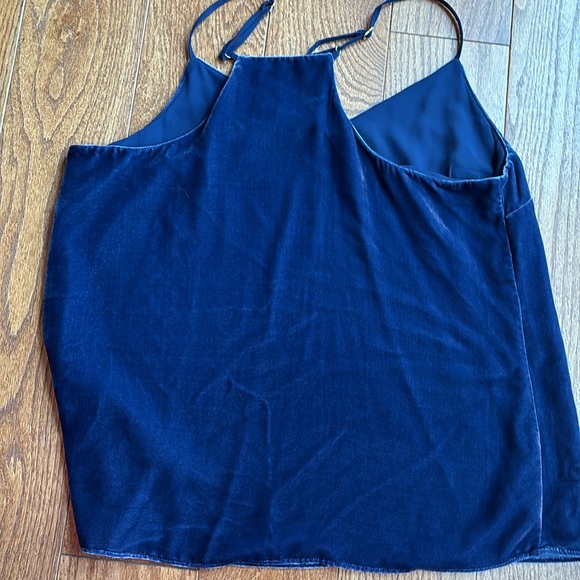 Lilly Pulitzer navy velvet tank size M - Picture 3 of 3